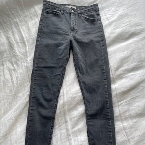 Charcoal denim jeans